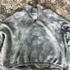 cropped american eagle sweatshirt